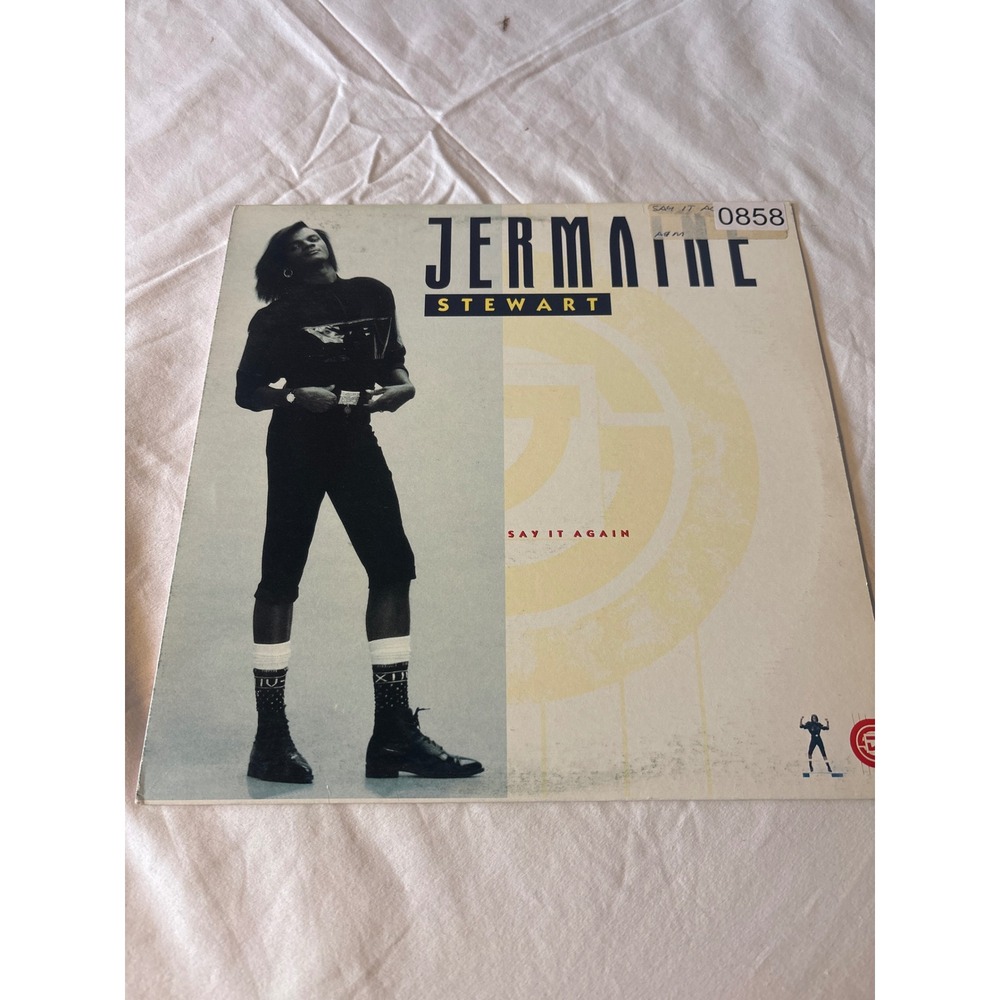 Jermaine Stewart Say It Again 12" Single Vinyl 1987 Virgin VSX 1408 Good Pop